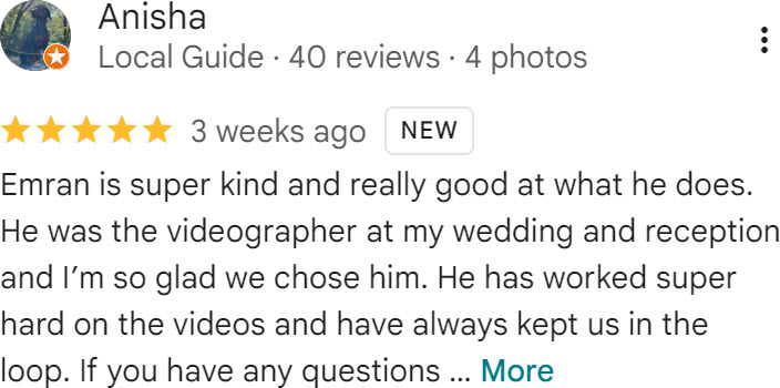 Review by Anisha